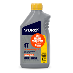 VUKO Power Synt 4T 10W-30 - моторна олива для генератора